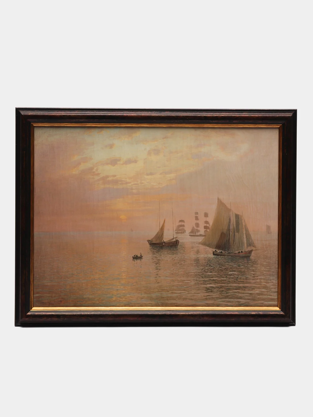 Коричневый картина для интерьера "Морской вид", 34 х 44 см