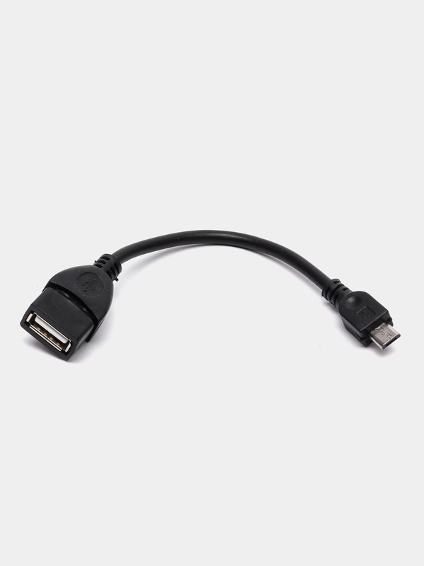 Переходник-адаптер usb to micro usb, 12 см