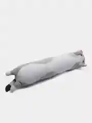 Серый мягкая игрушка "Кот батон", 50 / 70 / 90 / 110 см, кот британец, котик, кот сосиска, 90 см
