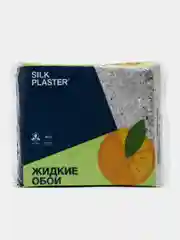 Серый жидкие обои Оптима 060 серые Silk Plaster для стен и потолка