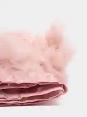 Пудровый перья на ленте, декоративные, Марабу, цвет фуксия, 1 метр, Color SI