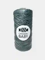 Золотистый хаки шнур Caramel Baby, полиэфирный, 2 мм, 200 метров для вязания и макраме