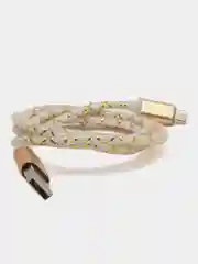 Золотой светящийся провод микро usb