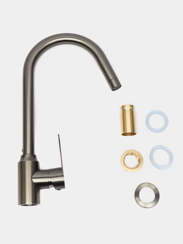 Смеситель для кухни Faucet КВМ. Нержавеющая сталь