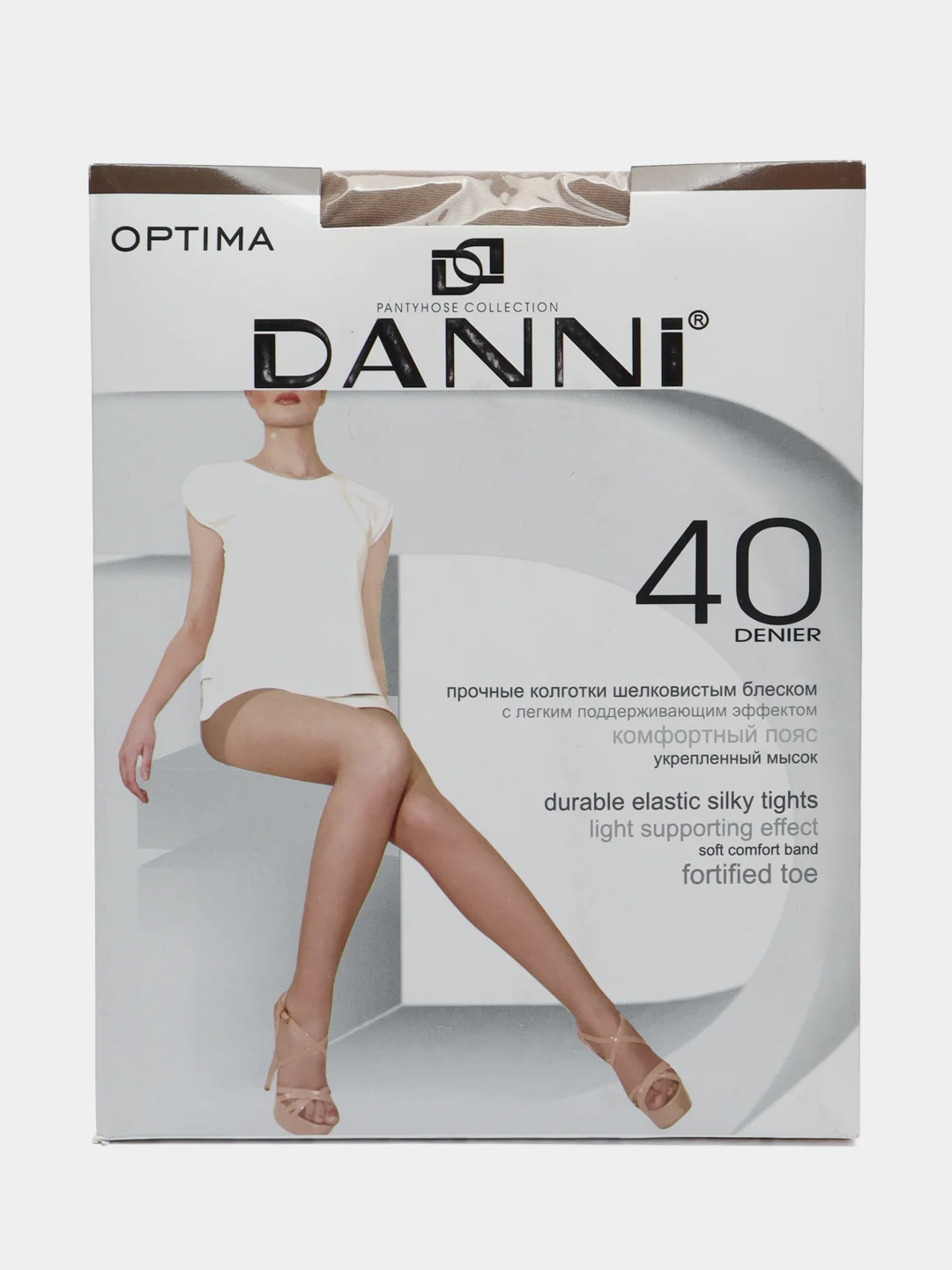 Бежевый колготки женские DANNI Optima 40 den