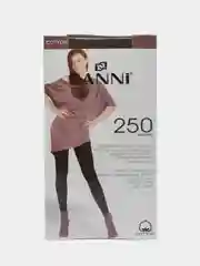 Черный колготки женские DANNI Cotton 250 den