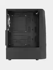 Корпус ATX Aerocool Wave-G-BK-v2, Midi-Tower, без БП, черный