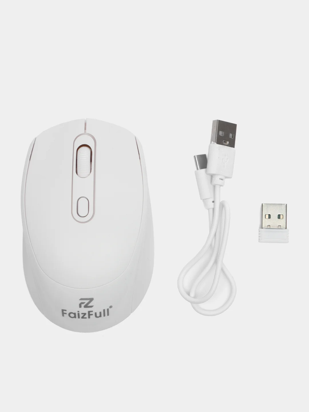 Белый беспроводная мышь FaizFull M35 (1200 Dpi, 2.4Ghz)