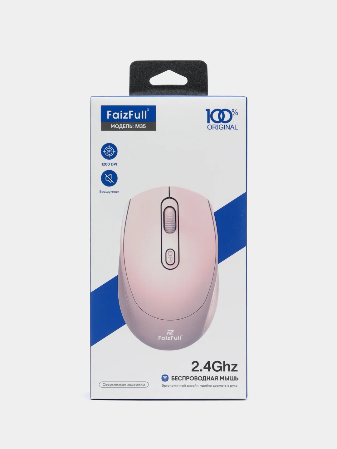 Розовый беспроводная мышь FaizFull M35 (1200 Dpi, 2.4Ghz)