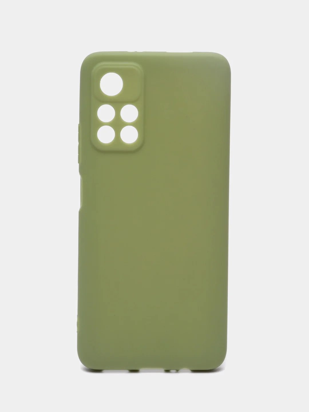 Оливковый чехол Xiaomi Poco M4 Pro 5G, силиконовый