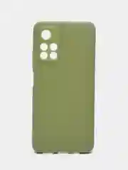 Оливковый чехол Xiaomi Poco M4 Pro 5G, силиконовый