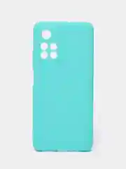Бирюзовый чехол Xiaomi Poco M4 Pro 5G, силиконовый