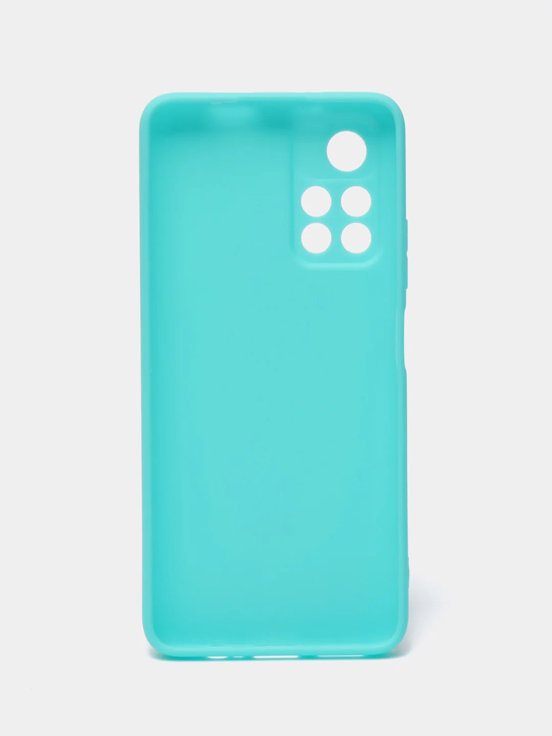 Бирюзовый чехол Xiaomi Poco M4 Pro 5G, силиконовый