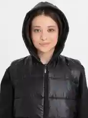 Светло-коричневый комплект тройка женский, жилетка, штаны, худи весна-осень