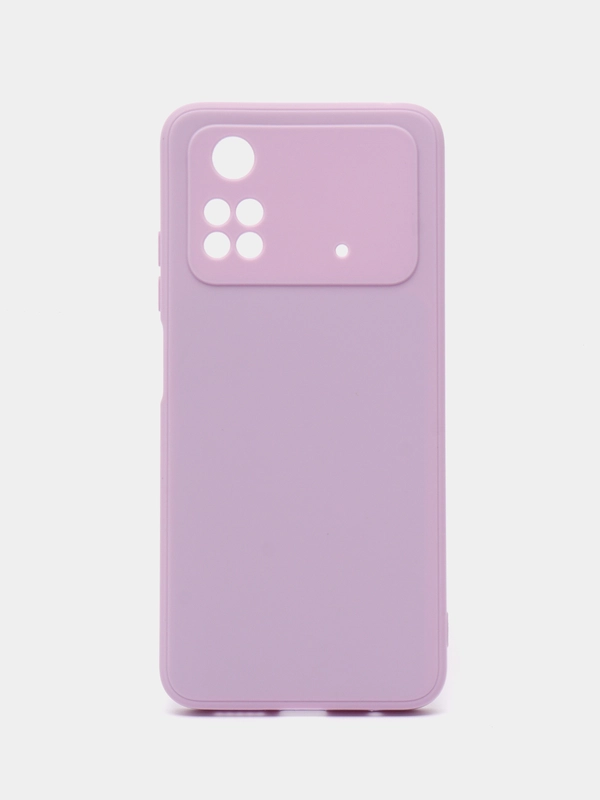 Чехол силиконовый для Xiaomi Poco M4 Pro 4G / Сяоми Поко М4 Про 4Г, с мягким подкладом