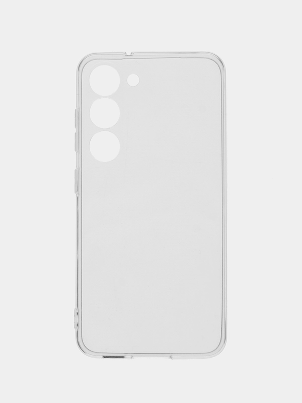 Чехол для Samsung Galaxy S23 (Самсунг Галакси С23), прозрачный, силиконовый