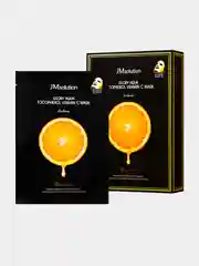 Маски тканевые для сияния кожи JMsolution Glory Aqua Tocopherol Vitamin C, 10 шт