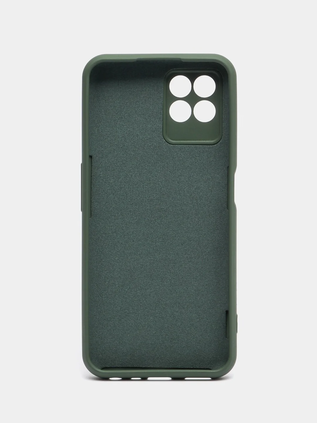 Тёмно-зелёный чехол силиконовый для Realme 8i / Narzo 50 4G (Реалми 8Ай / Нарзо 50), Silicone Cover