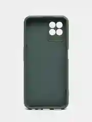 Тёмно-зелёный чехол силиконовый для Realme 8i / Narzo 50 4G (Реалми 8Ай / Нарзо 50), Silicone Cover