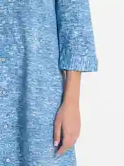 Светло-синий халат ЖЕНСКИЙ FS3055