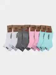 Голубой мужские,женские короткие,спортвные,цветные носки. 8 пар