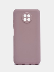 Чехол для Xiaomi Redmi Note 9T, силиконовый, матовый, однотонный