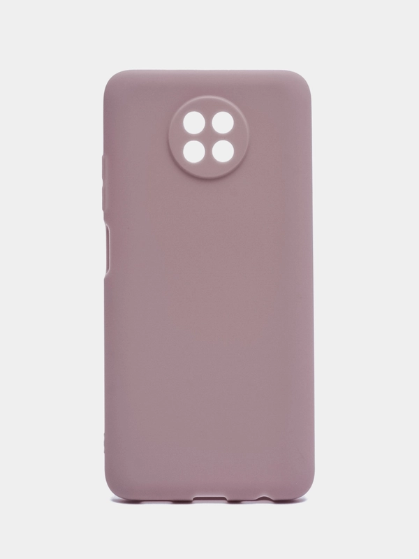 Чехол для Xiaomi Redmi Note 9T, силиконовый, матовый, однотонный
