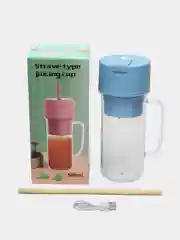 Голубой блендер для смузи беспроводной портативный, бутылка