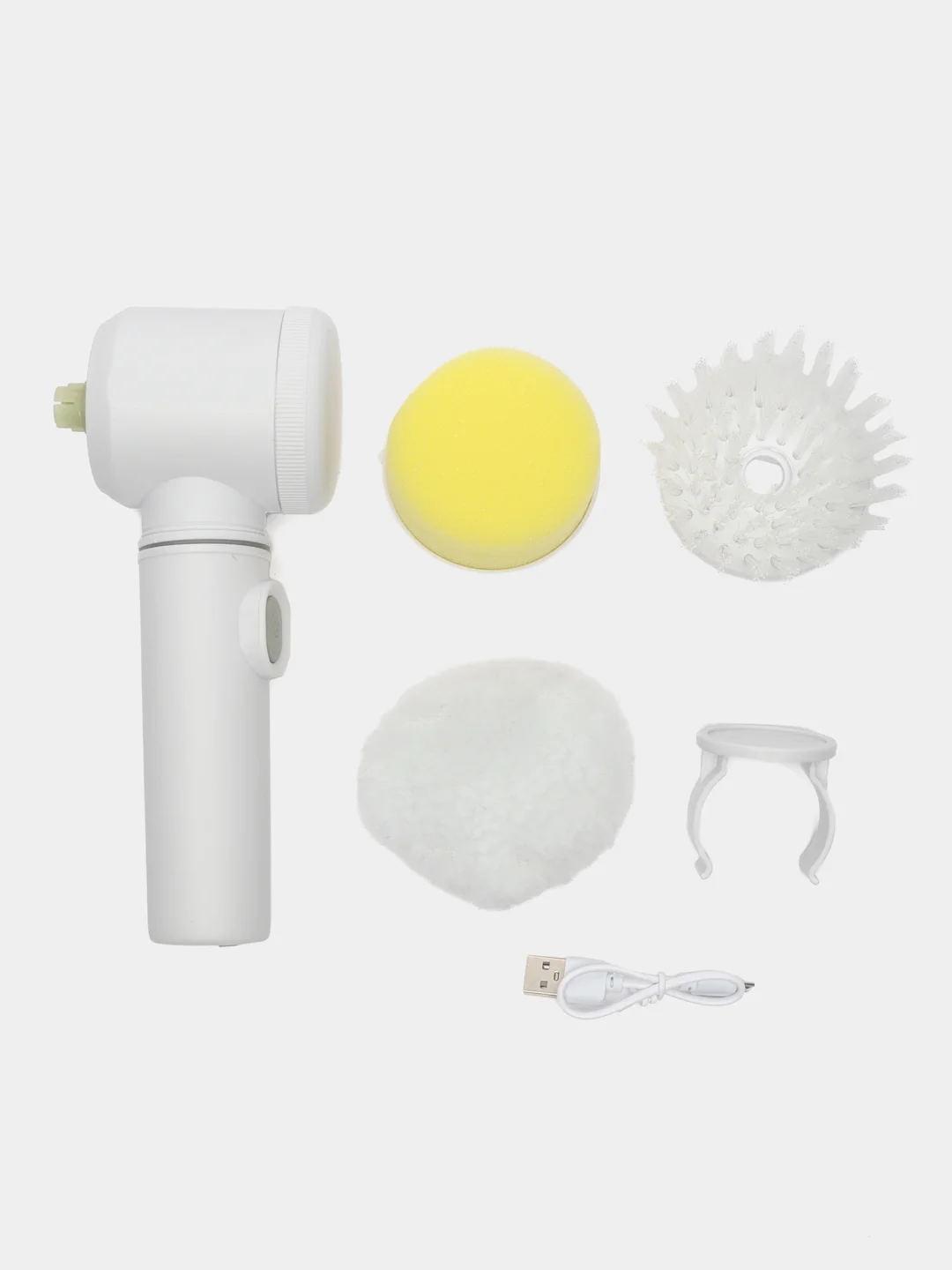Белый электрическая щетка для уборки Magic Brush
