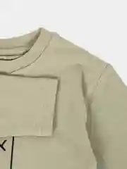 Зелёный хаки футболка с длинным рукавом для мальчика, лонгслив, 3-6 лет, Takro