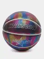 Разноцветный мяч баскетбольный Crossway №7