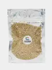 Золотой стеклянная крошка, декоративное стекло, разных цветов, фракция 1-3 мм, 100 г, COLOR Si