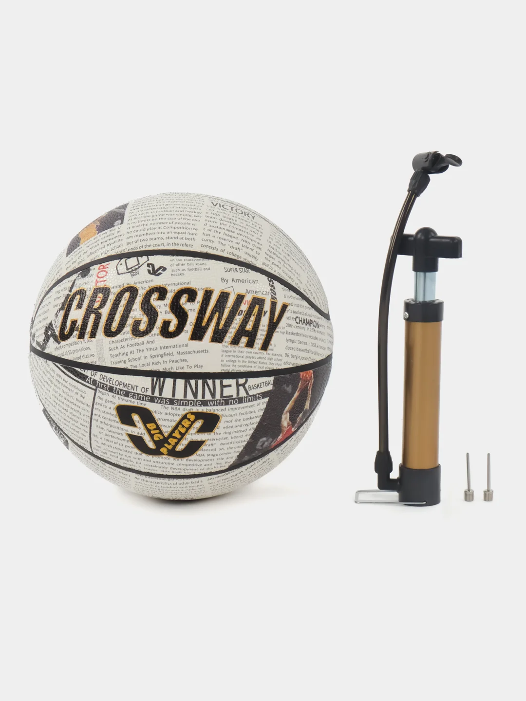 Белый мяч баскетбольный Crossway №7