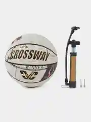 Белый мяч баскетбольный Crossway №7