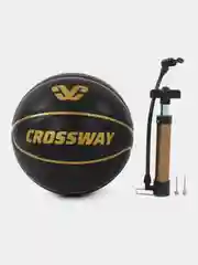 Черный мяч баскетбольный Crossway №7