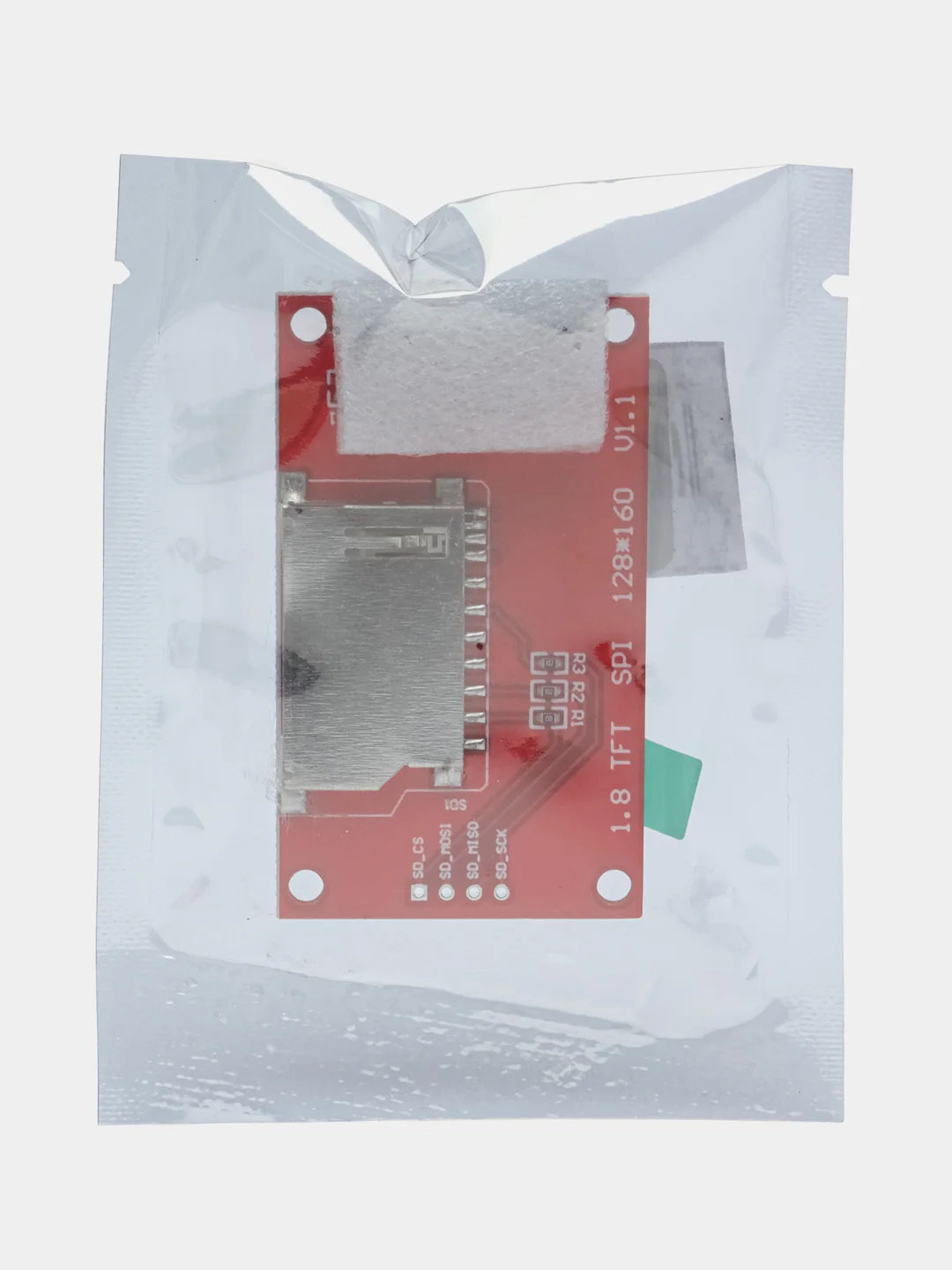 TFT дисплей 1.8 SPI, цветной, на базе ST7735