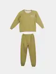 Зеленый спорт костюм, для детей