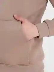 Бежевый мужской спортивный костюм на флисе