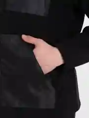 Черный костюм мужской, флисовый