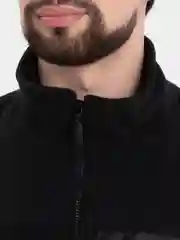 Черный костюм мужской, флисовый