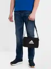 Сумка через плечо черная с принтом Nike, Puma, Adidas