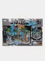 Серый конструктор Minecraft(Майнкрафт) My World(Мой мир) совместим с Лего (Lego) 340-550 деталей