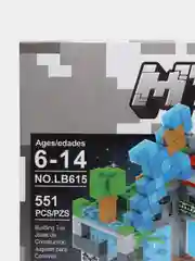 Серый конструктор Minecraft(Майнкрафт) My World(Мой мир) совместим с Лего (Lego) 340-550 деталей