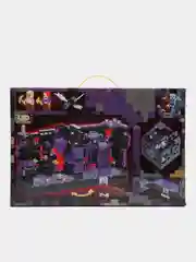 Фиолетовый конструктор Minecraft(Майнкрафт) My World(Мой мир) совместим с Лего (Lego) 340-550 деталей