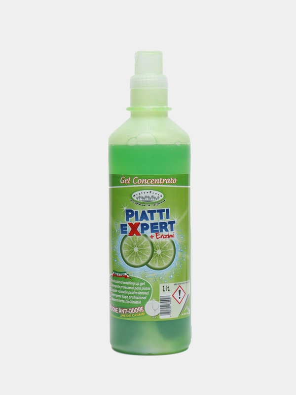 Концентрированное средство для мытья посуды Piatti Expert 1л лайм Tintolav