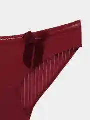 Вишнёвый трусы слипы женские