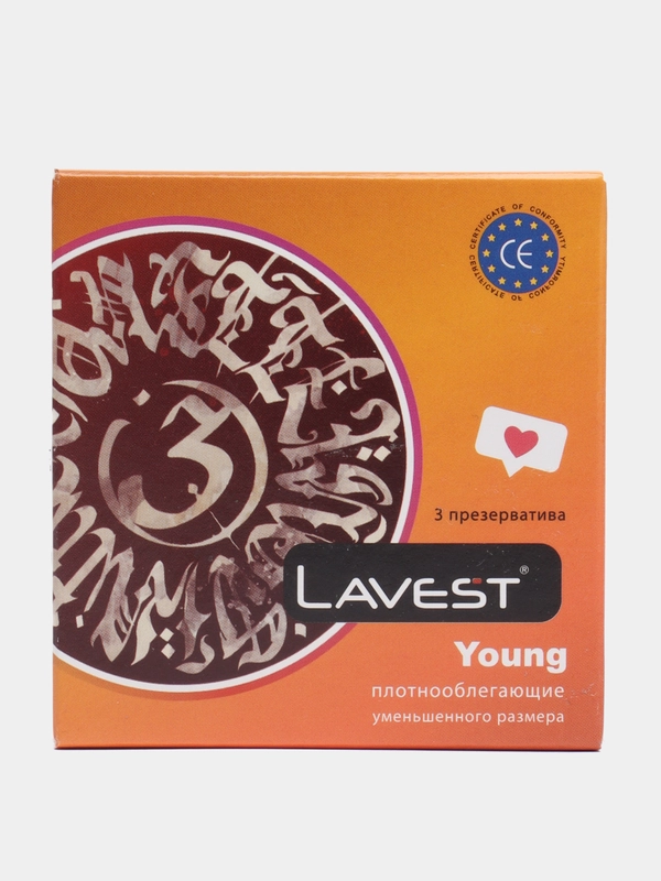 Lavest Young, презервативы уменьшенного размера, 3 шт