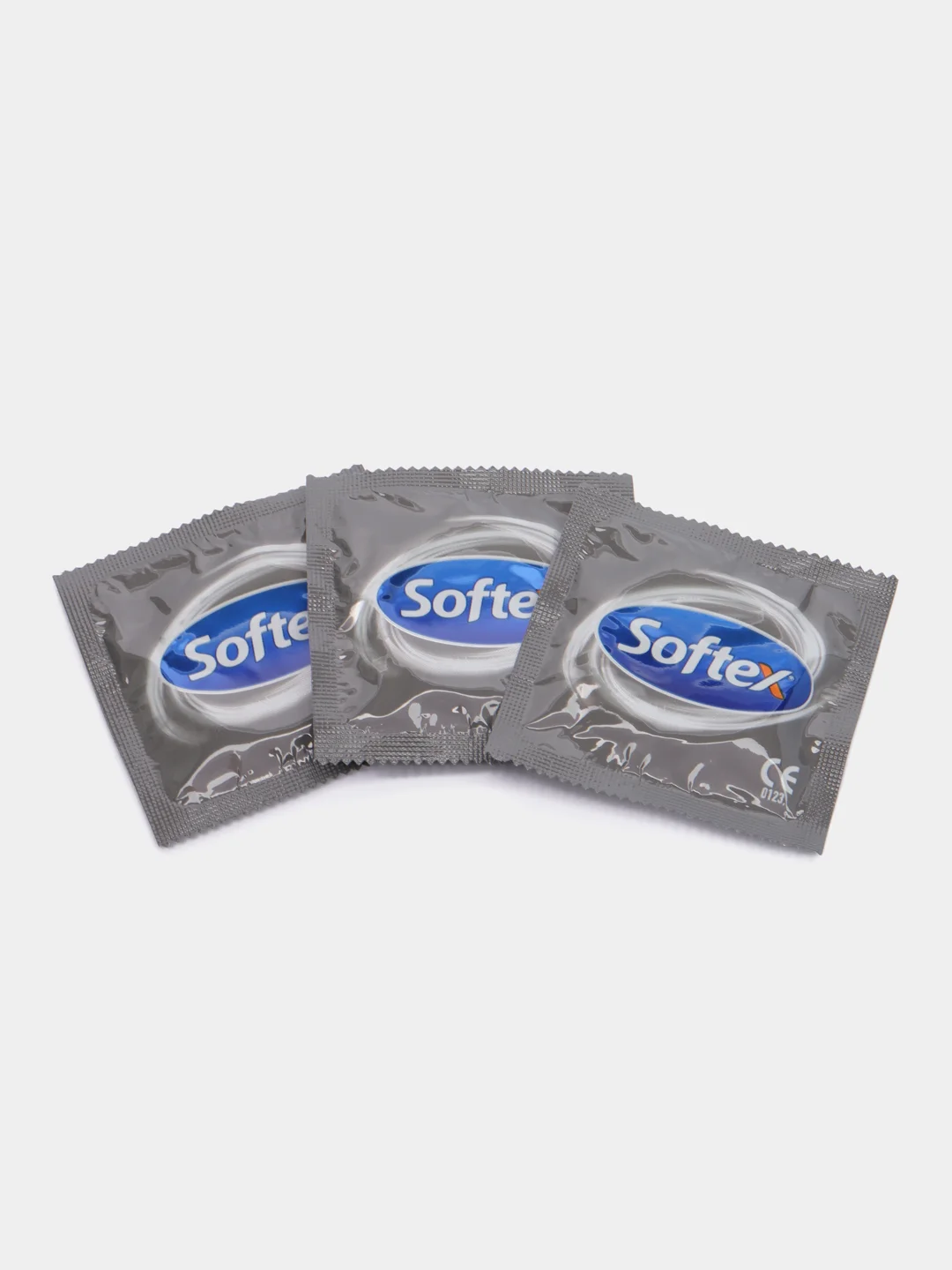 Softex Double Stimulation презервативы анатомической формы с ребрами и пупырышками, 3 шт
