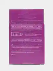 Softex Double Stimulation презервативы анатомической формы с ребрами и пупырышками, 3 шт