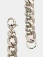 Серебряный цепочка золотая / серебряная "Красиво жить" 45 см